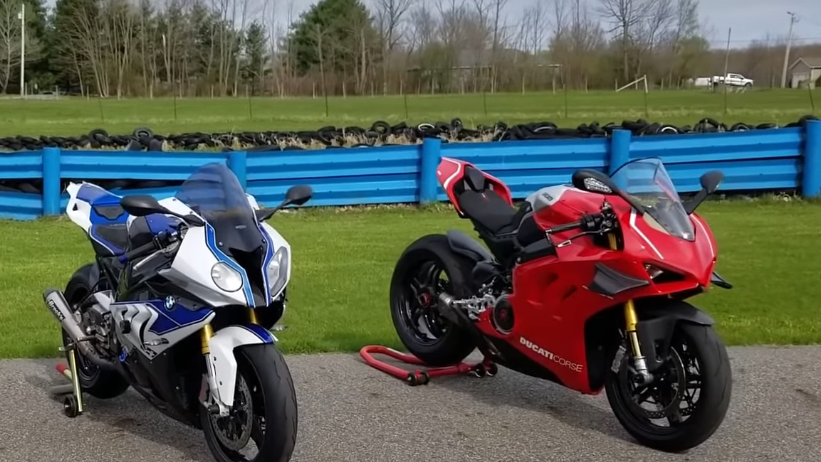 2013 BMW S1000RR & Ducati Panigale V4R